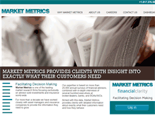 Tablet Screenshot of marketmetrics.com